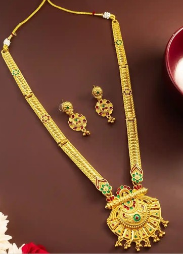 Rani haar necklace set - set, with