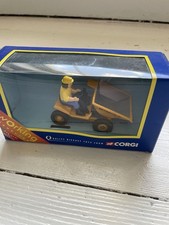Corgi 64801 Wimpey Yellow Dumpster Truck In Original Box
