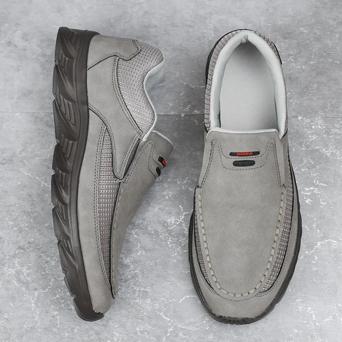 Men leather casual - men,