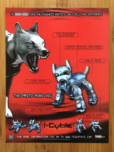 2001 cybie robot dog toy - 2001,