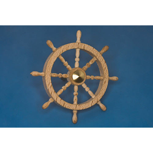 Steering wheel wooden - steering, rb