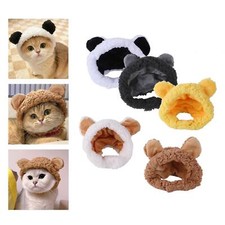 Cat Hat Cats Costume Windproof Earmuffs Pet Ears Warm Hats Small Pet Headwear