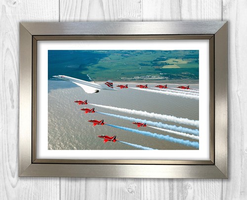 Concorde and red arrows a4 - concorde,