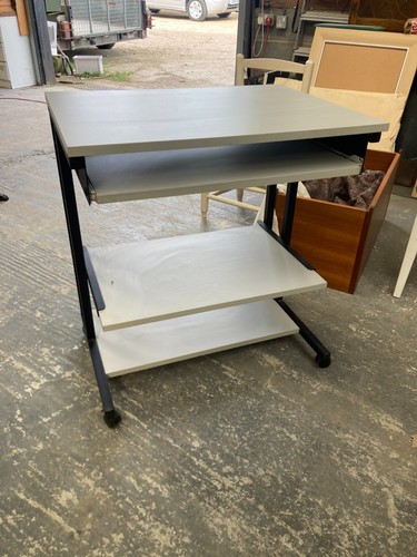 Metal frame computer desk - frame,