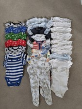 Huge Baby Sleep Clothes Bundle 3-6 Months Unisex Vests Sleep suits