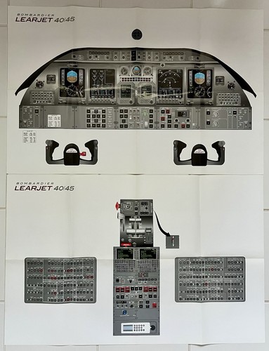 Learjet two panel - 40/45,