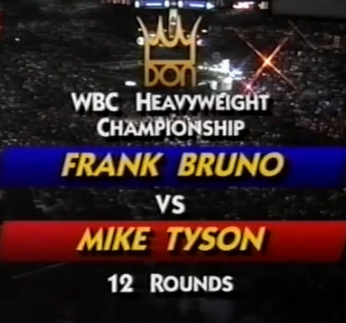 Frank bruno mike tyson - bruno, vs.