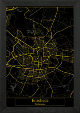 Enschede Netherlands Framed