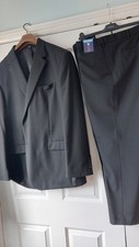 M & S Men's Black Suit