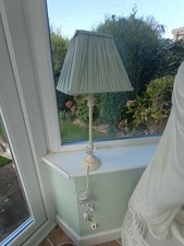 complete elegant cream table lamp with shade by Laura Ashley~Beautiful~
