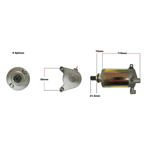 Starter motor for hyosung - motor,