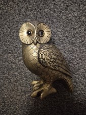 Gorgeous Brass Effect Owl