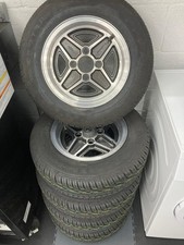 Ford Escort Mk1 Mexico RS2000 4-Spoke 13 x 5.5 Alloy Wheels & New tyres x5