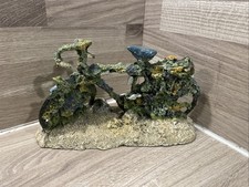 Aquarium Ornament OLD BICYCLE - bike wreck fish tank crash cycle ruin decoration