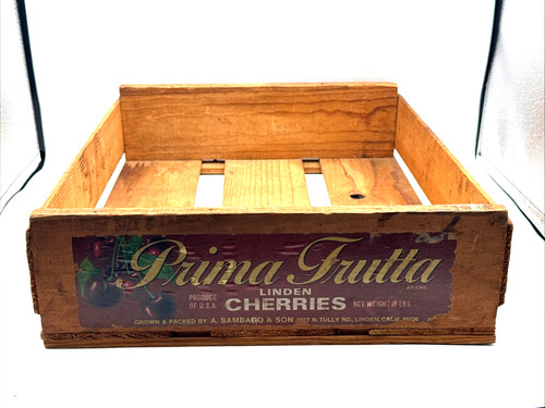 Vintage produce crate - vintage, prima