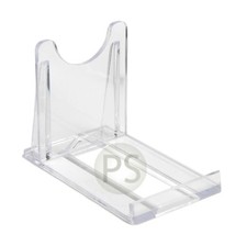DVD Blu Ray Display Stands x 10 : Steel Book  : Small Clear Plastic 5cm, 2"