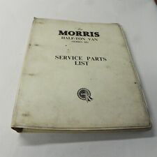 THE MORRIS HALF-TON VAN SERIES 3 ORIGINAL BMC OEM SERVICE PARTS LIST #AKD-711 