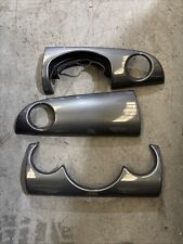 Mini R53 Dashboard trim set 04-06 Cooper S 3 piece dash trim Graphite Rare Trims