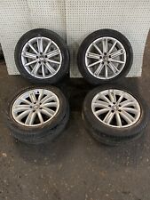 VW TIGUAN 18" INCH ALLOY WHEELS WITH TYRES 5N0601025D 2009-2016