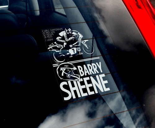 Barry sheene car window - sheene,