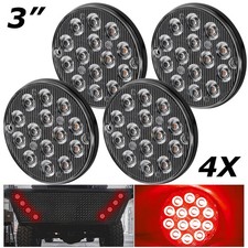 4X 3inch Round LED Tail Light