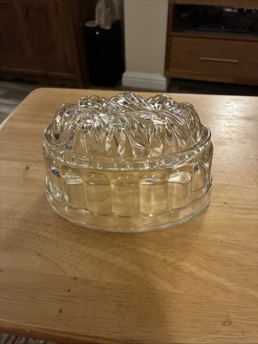 Vintage glass jelly mould - vintage,