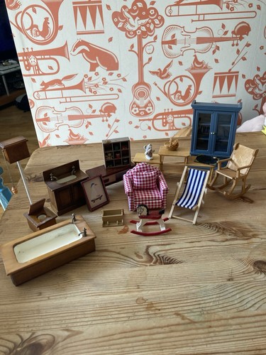 Dolls house furniture - furniture, mixed