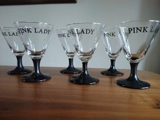 Set 6 Vintage "Pink Lady"