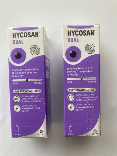 Hycosan dual eye - eye, drops