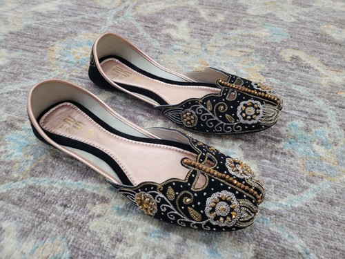 Pakistani embroidered khussa - embroidered,