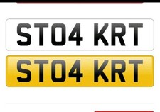 St04 krt personalised number - ,