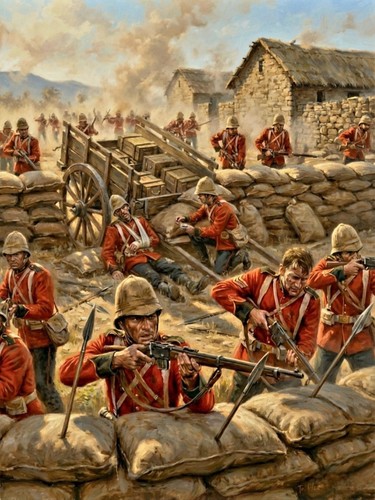 Defence rorkes drift zulu - defence, of