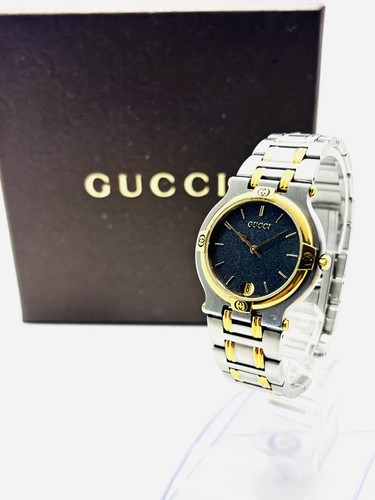 Near mint box gucci 9000m - mint, w/box]