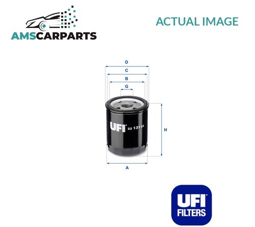 Engine oil filter 2313102 ufi - 2313102,