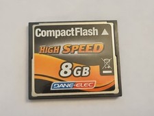 8GB COMPACT FLASH MEMORY CARD - UK SELLER - FREE POSTAGE