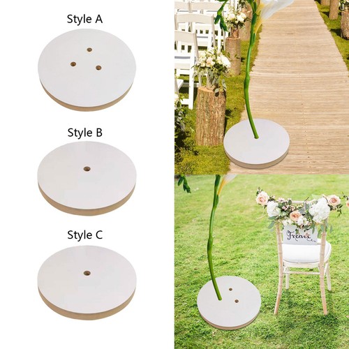 Flower pole display stand base - stand,