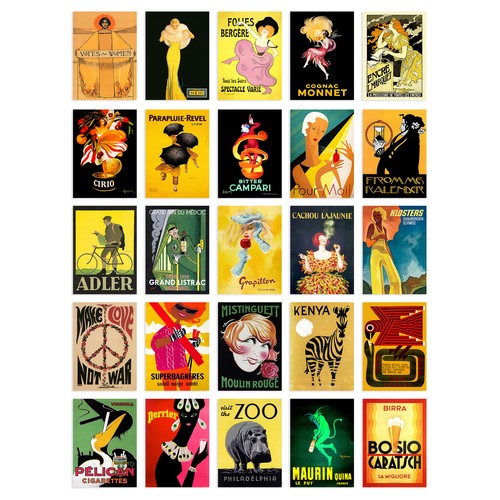 Pack vintage advertising - 50,