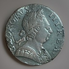 George Half Penny  1775, Non Regal