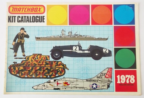 Matchbox model kit catalogue - kit,