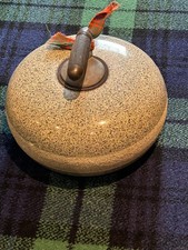 Superb Single Ailsa Craig Common Green Scots Granite Outdoor Curling Stone c1900