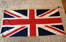 Vintage Linen Union Jack Flag