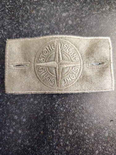 Stone island beige badge - stone,