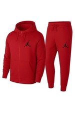 Mens Jordan Red Tracksuit Set