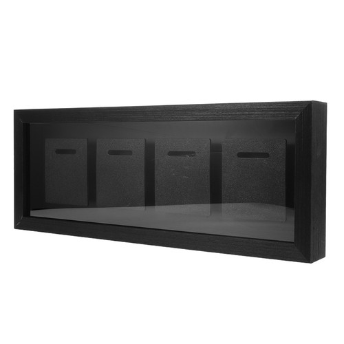 Solid wood medal display box - solid,