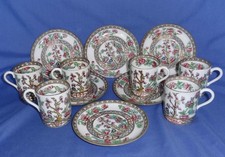 Antique COALPORT jugs & bowls : Indian Tree pattern c1890