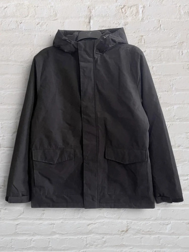 Primark black hooded rain - hooded,