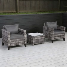 Club Rattan balcony armchairs