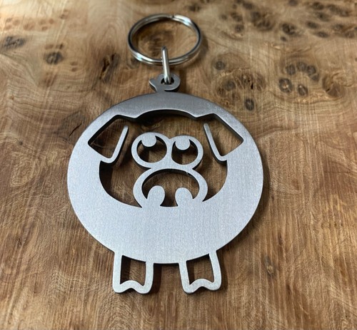Pig keyring keychain key goat - pig,
