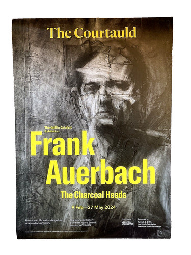 Frank auerbach the charcoal - the,