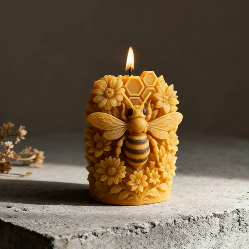 Honeybee flower sea silicone - honeybee,